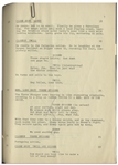Moe Howard's 25pp. Script for the Stooges 1952 Film ''Three Dark Horses'' -- Signed by Moe on Cover & With His Edits, Some Signed -- Plus 12pp. of Script Changes, Call Sheets, Shot Lists -- Very Good